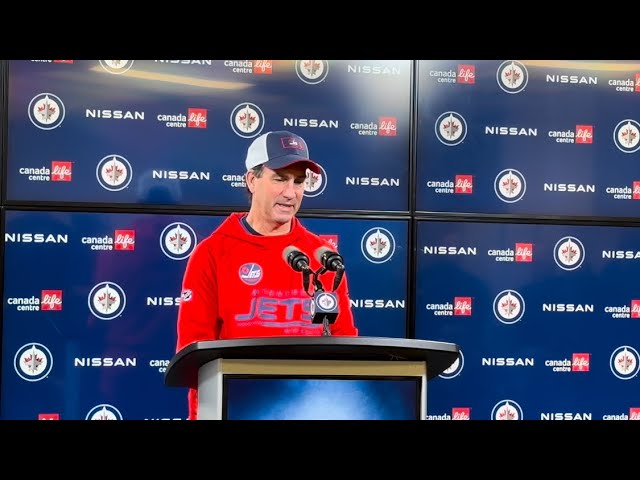 Winnipeg Jets pre-game media vs Carolina Hurricanes: Coach Scott Arniel