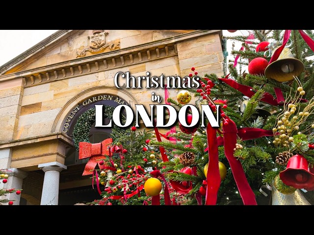 CHRISTMAS MAGIC in London | Christmas Markets, Christmas Lights and Decorations | Travel Vlog