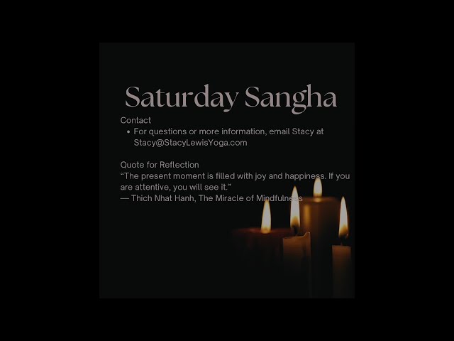 🌿 Join Us for Saturday Sangha in February! 🌿  Looking for a space to connect, reflect, and cultiva