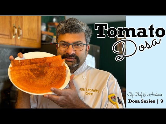 Tomato Dosa | Easy Breakfast| Crispy, Spicy & Thin | Thakkali Dosa | Instant Quick Tiffin Recipe