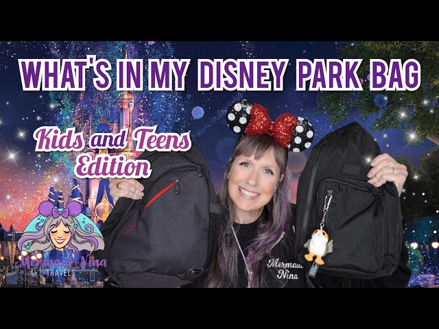 What's in my Disney Park Bag - Kids Edition Essentials