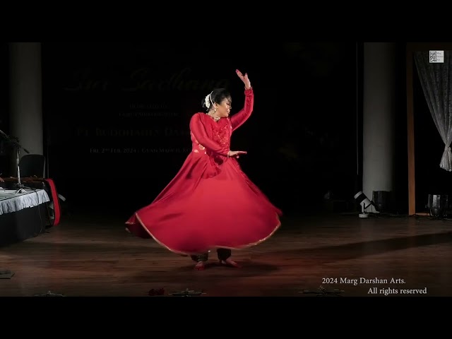 Marg Darshan Arts || Paromita Bhattacharya || Pure Kathak Solo || Dhamar Taal || Sur Sadhana 2024