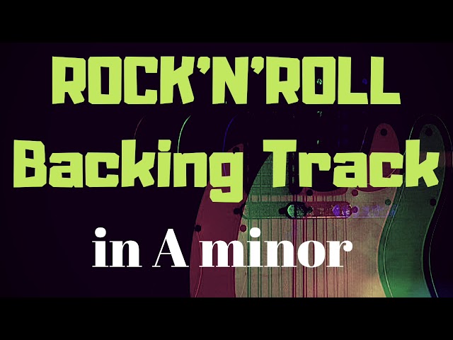 ROCK'N'ROLL Backing Track in A minor