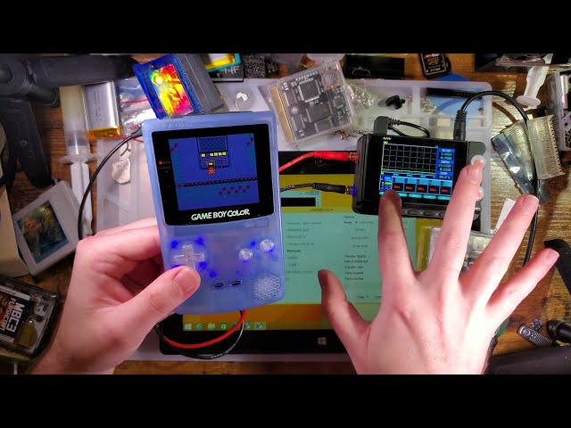 Game Boy (Color) RTC Flash Cart Power Usage and write times