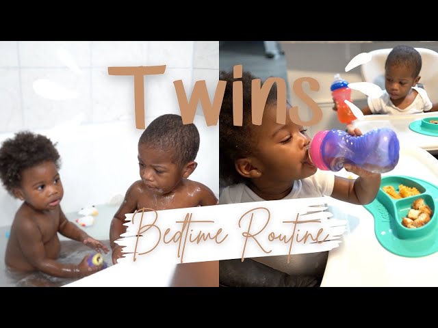 TWIN BABIES BATH TIME / NIGHT TIME ROUTINE ( 2022 UPDATED ) | Mom of Twins