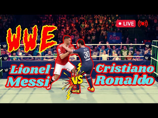 🔥CR7 vs Messi: The Battle That Will Settle the Score! #wwe