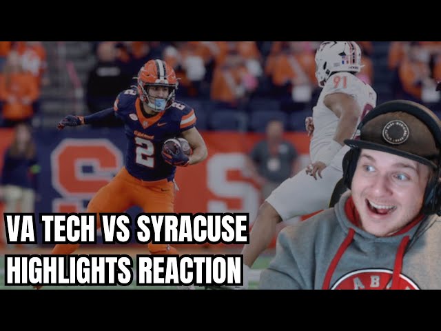 Syracuse vs Virginia Tech Full Game Highlights (REACTION)