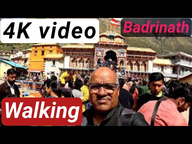 Badrinath 4K Walking video Explore Uttrakhand #travel #traveling