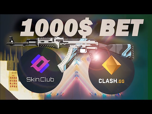 1000$ SKIN CLUB VS CLASH.GG !! THROWING MONEY