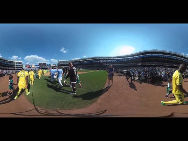 NYCFC vs Columbus Crew 360 On-Field Experience