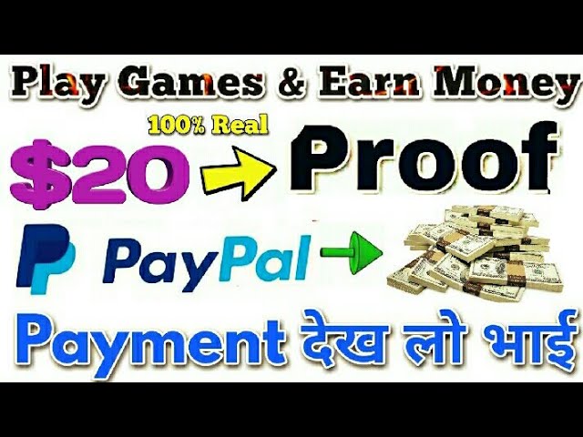 Play Games And Earn Money Paypal Cash With Payment Proof | Worldwide Earning Apps Paypal