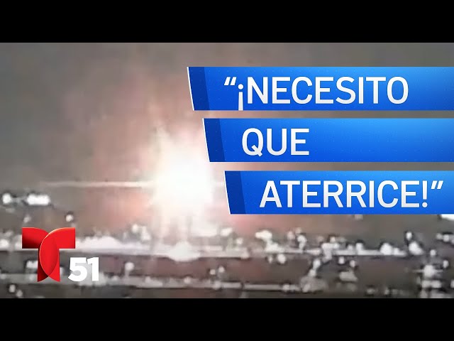 Revelan audio del controlador aéreo antes del trágico accidente aéreo