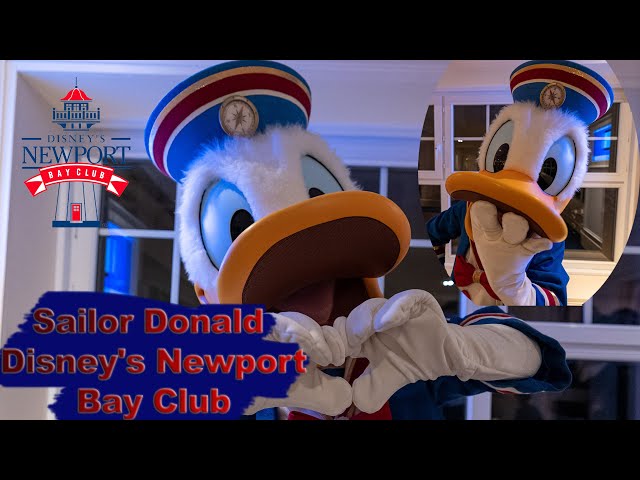 8K Sailor Donald Duck Meet & Greet at Disney's Newport Bay Club in Disneyland Paris in VR180 3D