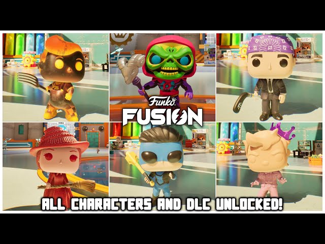 All Characters Unlocked With DLC in Funko Fusion (2024 Characters)