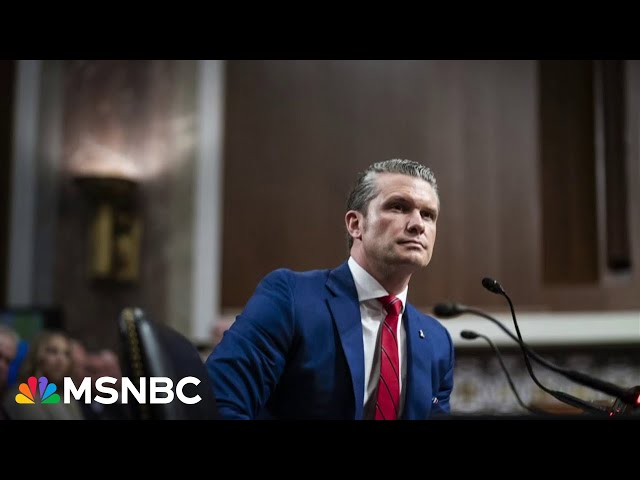 Hegseth's nomination to lead the Pentagon clears a key hurdle in the Senate