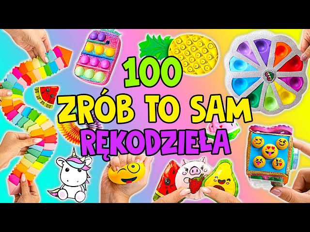 100 NAJFAJNIEJSZYCH Rękodzieł, Aby ZAIMPONOWAĆ Znajomym || ŁATWE DIY 😲🎨