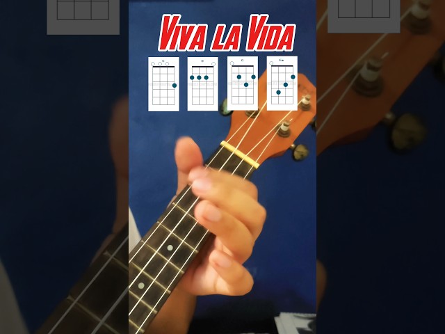 Viva la Vida ❤️❤️❤️ #ukulele #ukelele #ukuleletutorial #vivalavida  #shorts