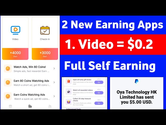 Earn $2 | New PayPal Cash Earning App | PayPal Earning App | PayPal Earning Apps | Make Money Online