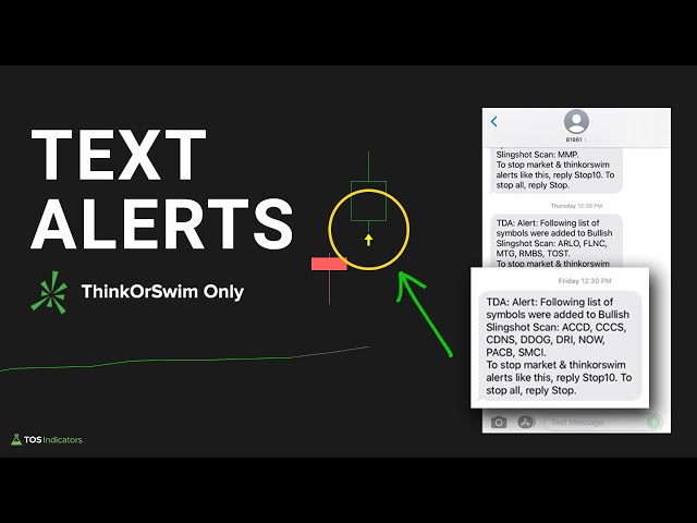 Build Your Own Automated Text Message Alert System in ThinkOrSwim