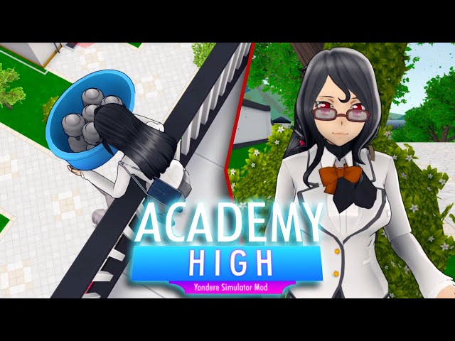 Aplastando Otro Ratón De Biblioteca xd | Academy High (Yandere Simulator Mod) #8