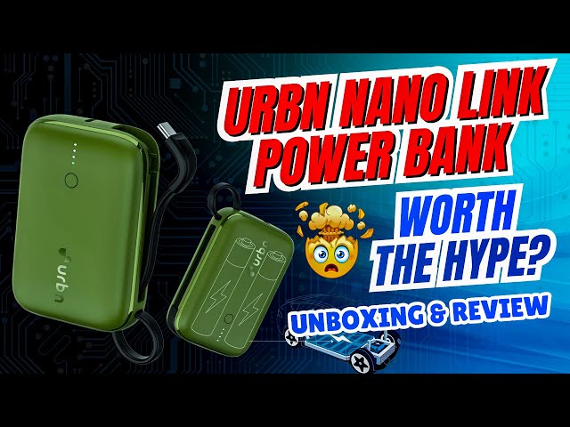 URBN 10000mAh Nano Link: The Best Compact Power Bank with USB-C Cable?