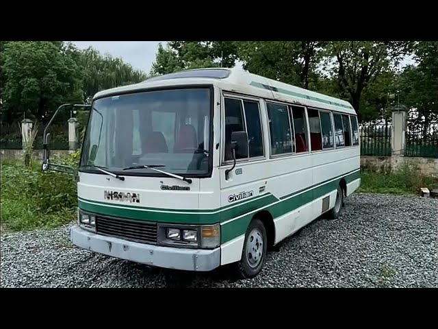 I Renovation a classic 1982 Nissan Civilian bus and converted it into a camper.