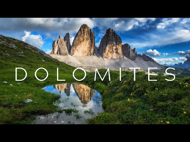 Dolomites: the Alpine Beauty. 4K Soothing Music Film.