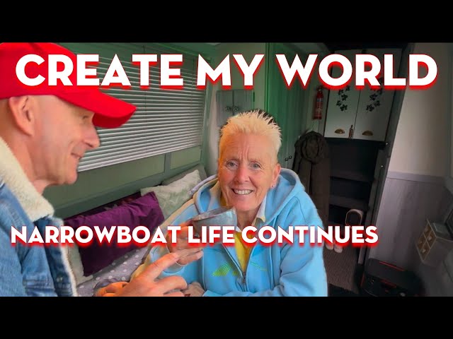 Narrowboat life continues - ‘Create my World’. #narrowboat #decorating #thoughts