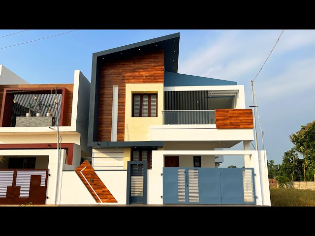 வீடு கட்டினா இப்படி கட்டுங்க😍🏡| அசத்தலான Architect Design 3BHK Duplex House with Stunning Interior