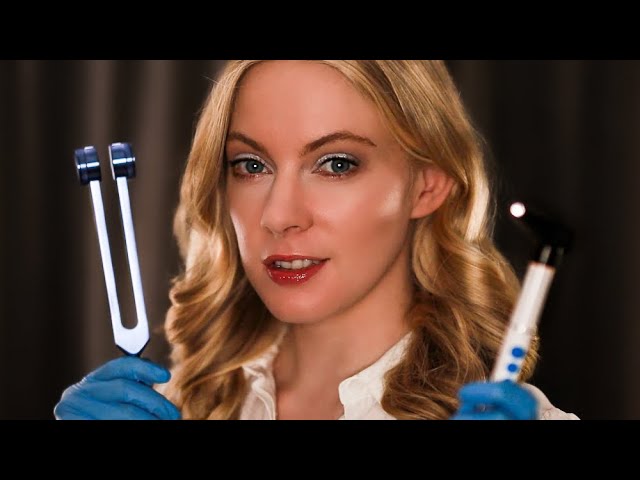 ASMR Ear Cleaning & Exam + Hearing Test 🩶 Relaxed Medical Roleplay for Sleep