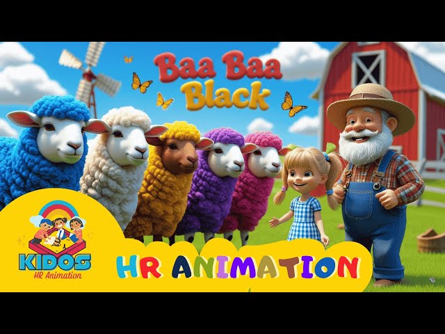 Baa Baa Black Sheep | kids poem | Kindergarten Songs | Nursery Rhymes  #nurseryrhymes #poem