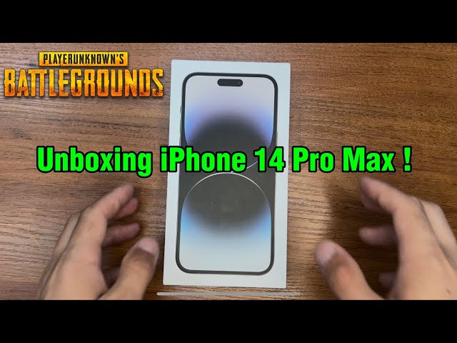 Unboxing iPhone 14 Pro Max and Settings & Sensitivity PUBG MOBILE 😱😍🔥