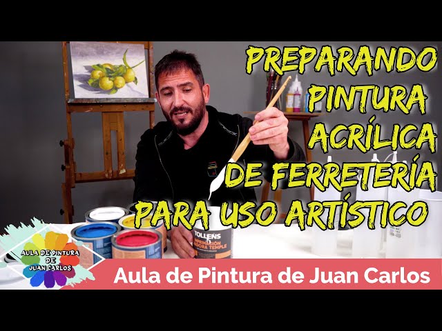 CÓMO PREPARAR PINTURAS ACRÍLICAS PARA SU USO ARTÍSTICO 👍