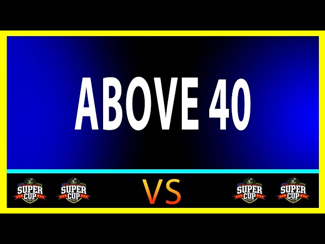 VENOM VS DDP LEGENDS || ABOVE 40 FINAL || LIVE MATCH