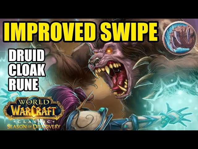 Druid IMPROVED SWIPE Rune Guide | WoW Classic SoD World of Warcraft Season of Discovery