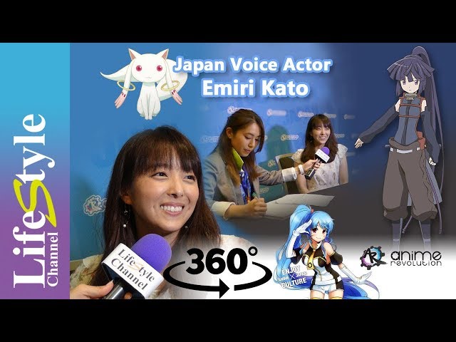 VR360 Voice Actor Emiri Kato 加藤英美里 on LifeStyle Channel