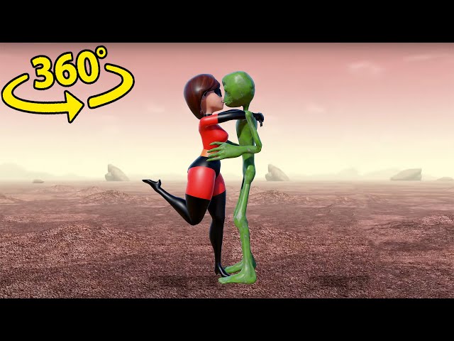 Elastigirl kiss Dame tu Cosita 360° VR