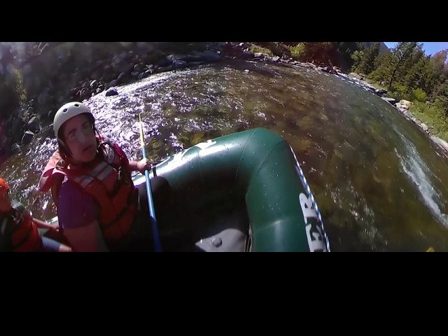 360Fly 4K Video: Family Rafting on the Gallatin River with Kristen