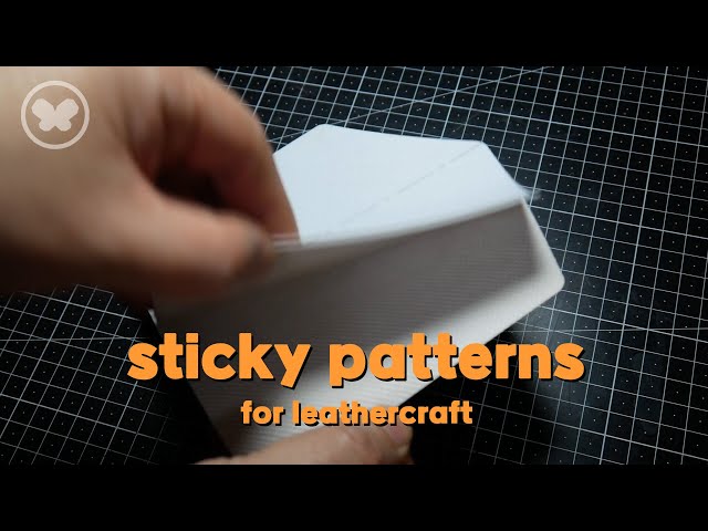 Make sticky patterns for leathercraft (FAQ) / 미끄럼 방지 패턴 만들기 (DIY)