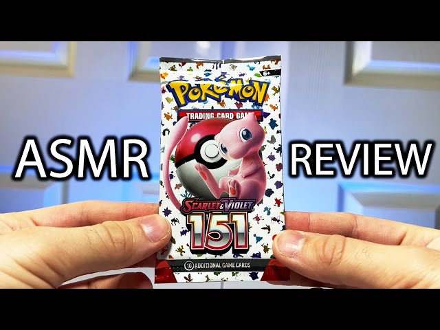 [ ASMR REVIEW ] Pokemon TCG 151 Set Poster Collection 💤