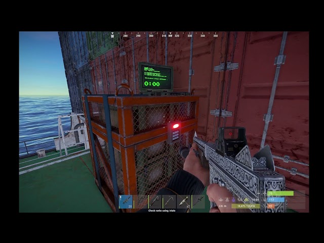 RUST Cargo ship heist.