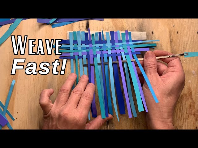 Tutorial - Paper Weaving Tool - AMAZING! Finally want to weave again!!!