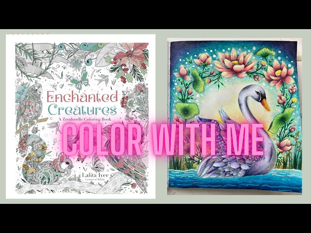 Color with Me ! Enchanted Creatures Adult Coloring Book