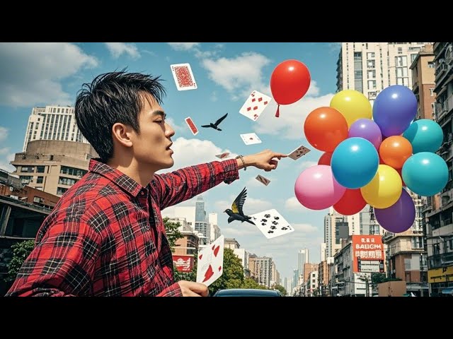 令人震惊的飞牌特技Amazing flying card stunts