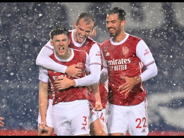 WEST BROM 0 ARSENAL 4 SNOWSTORM WIN! MAKE TIERNEY CAPTAIN. #TIERNEY #WESARS