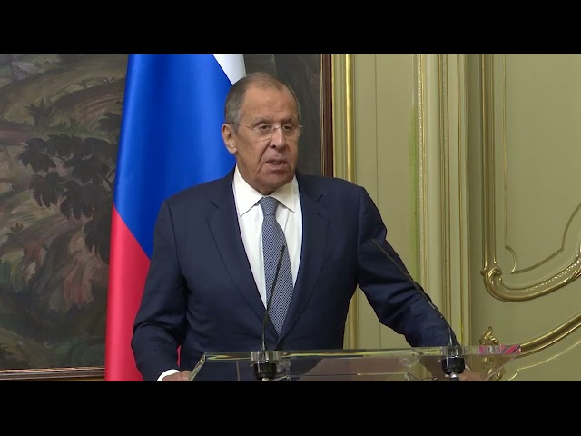 LAVROV - The rules-based order is doomed