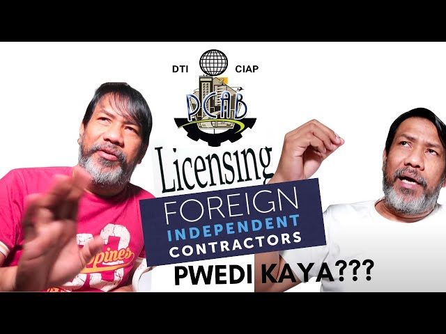 Foreign Contractors can be a PCAB License?