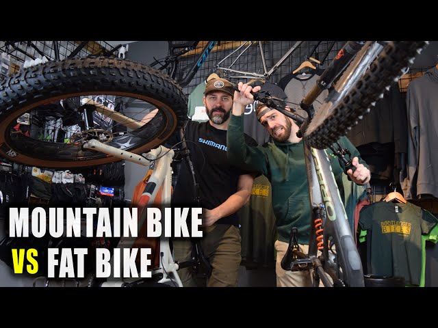 Mountain bike vs fat bike: What's the difference?!