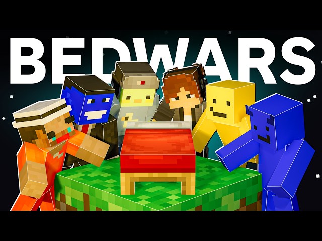 16 YOUTUBERÓW SYMULUJE WIELKĄ BITWĘ BEDWARS w MINECRAFT