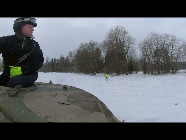 T-26 Tank Reversing Into Forest [360 VR]